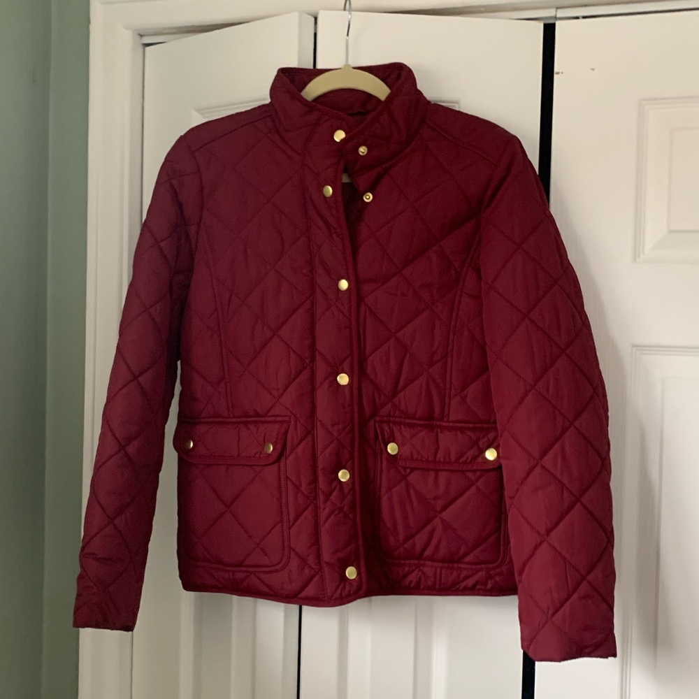 New J Crew Quilted Jacket